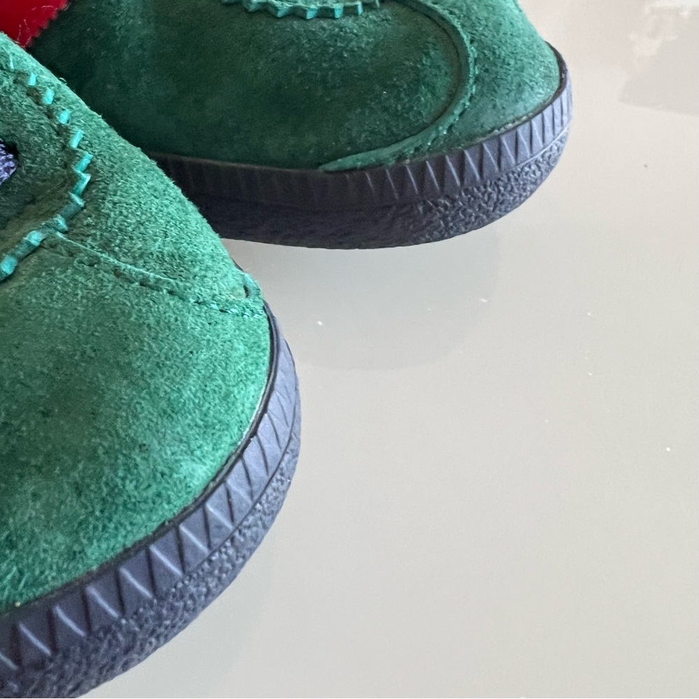 ADIDAS Blackburn SPZL green suede red stripe limited edition trainers - Picture 3 of 16